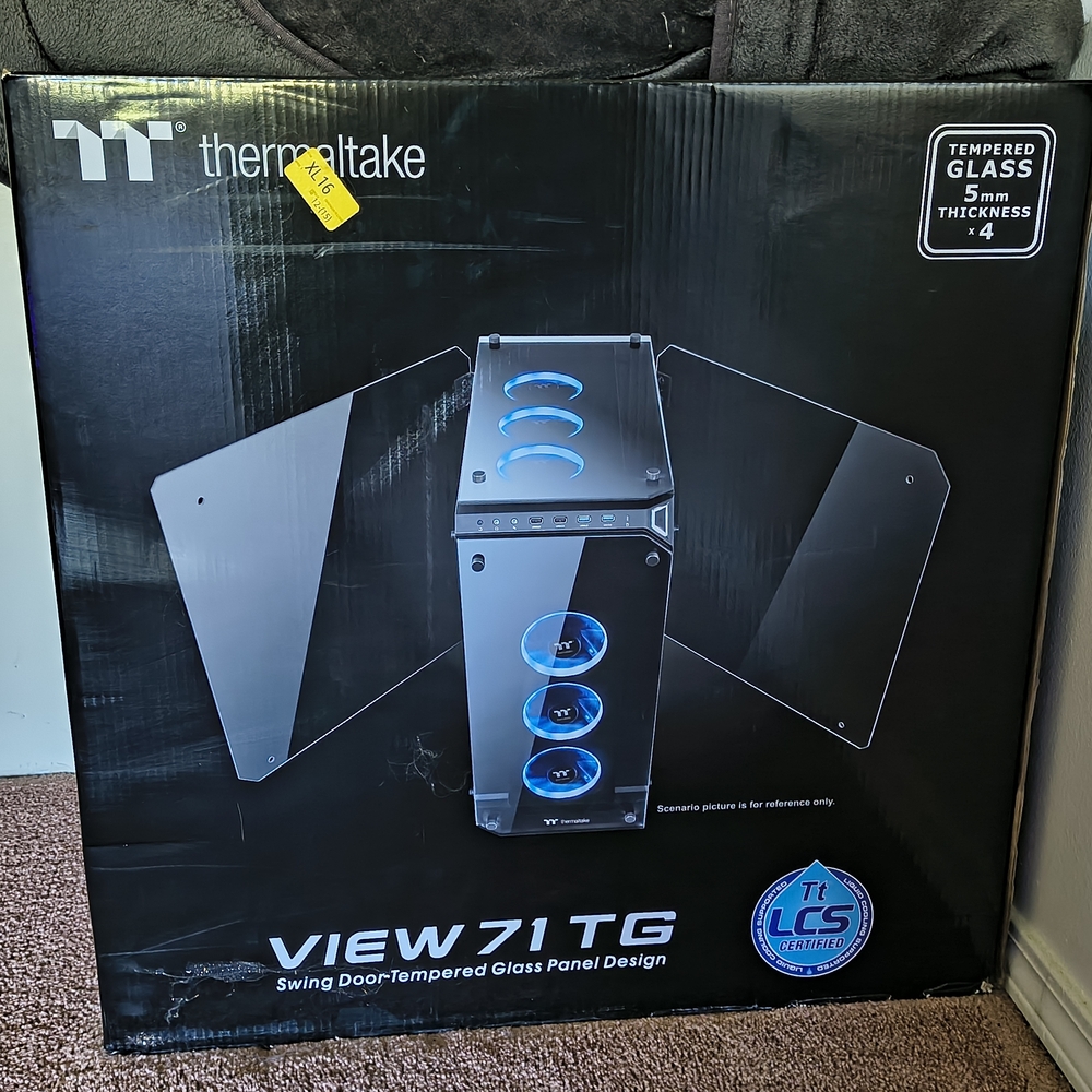 View 71 TG Black Computer Case